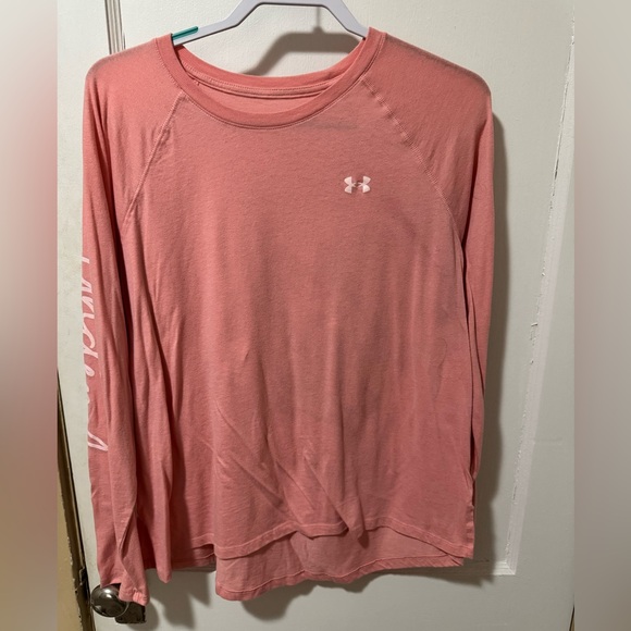 Under Armour Dusty Rose Long Sleeve Top - Picture 1 of 5